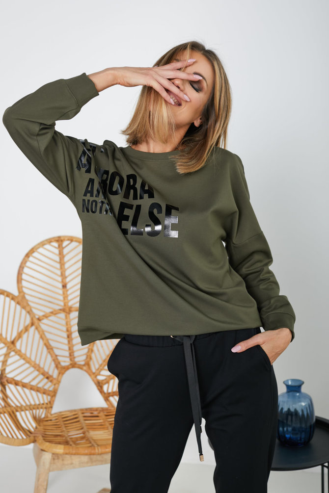 Klasyczny, elegancko-sportowy komplet (bluza+spodnie)