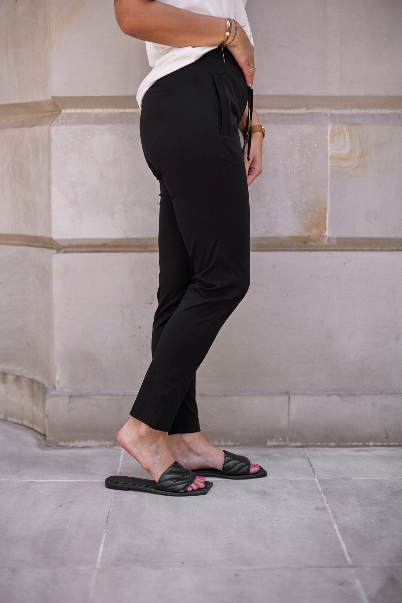 Elegancko-sportowe spodnie z dzianiny "MORGAN-LIGHT"