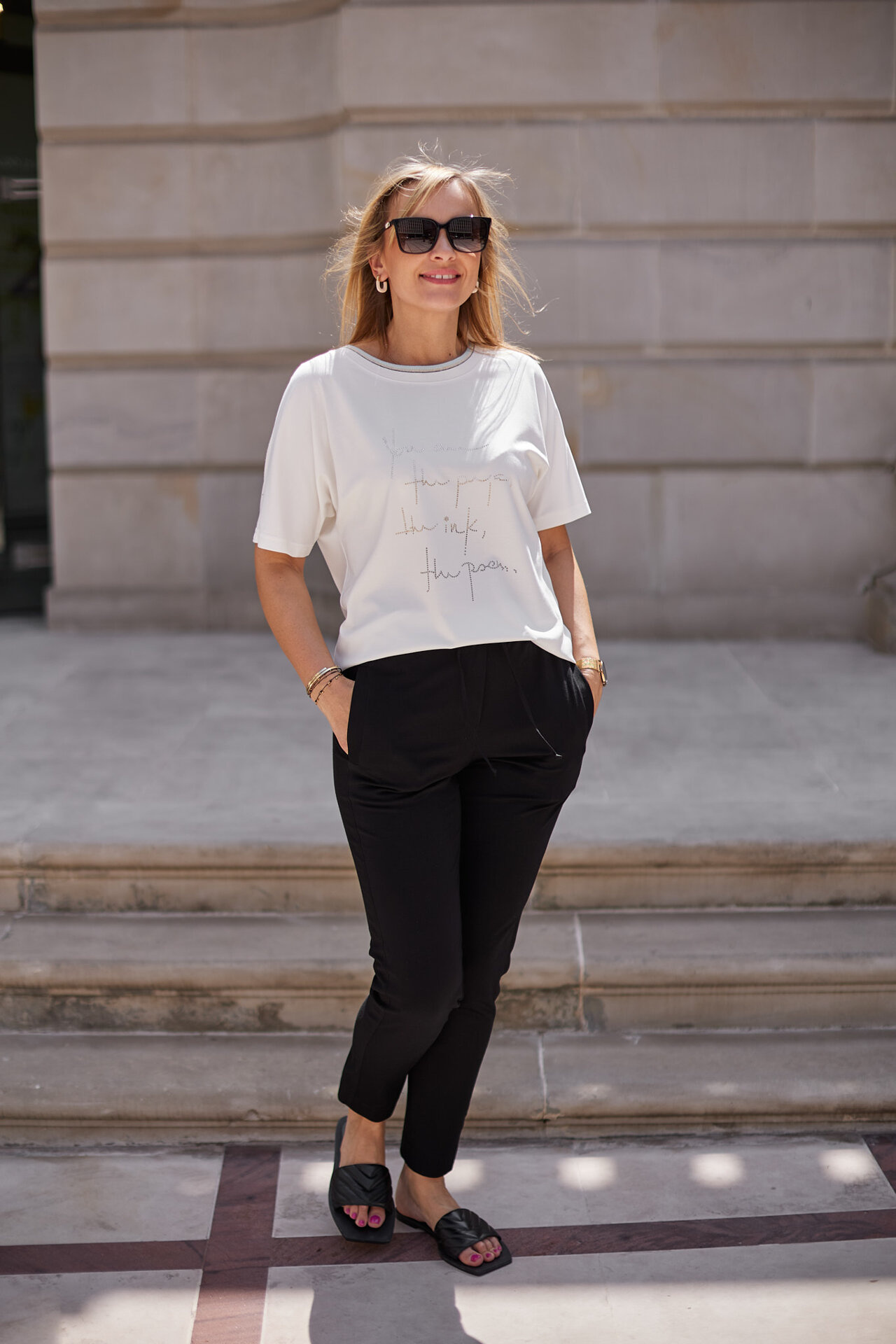 Elegancko-sportowe spodnie z dzianiny "MORGAN-LIGHT"